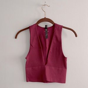 Out from Under by Urban Outfitters Size M Mulberry Hailey Seamless Bra Top